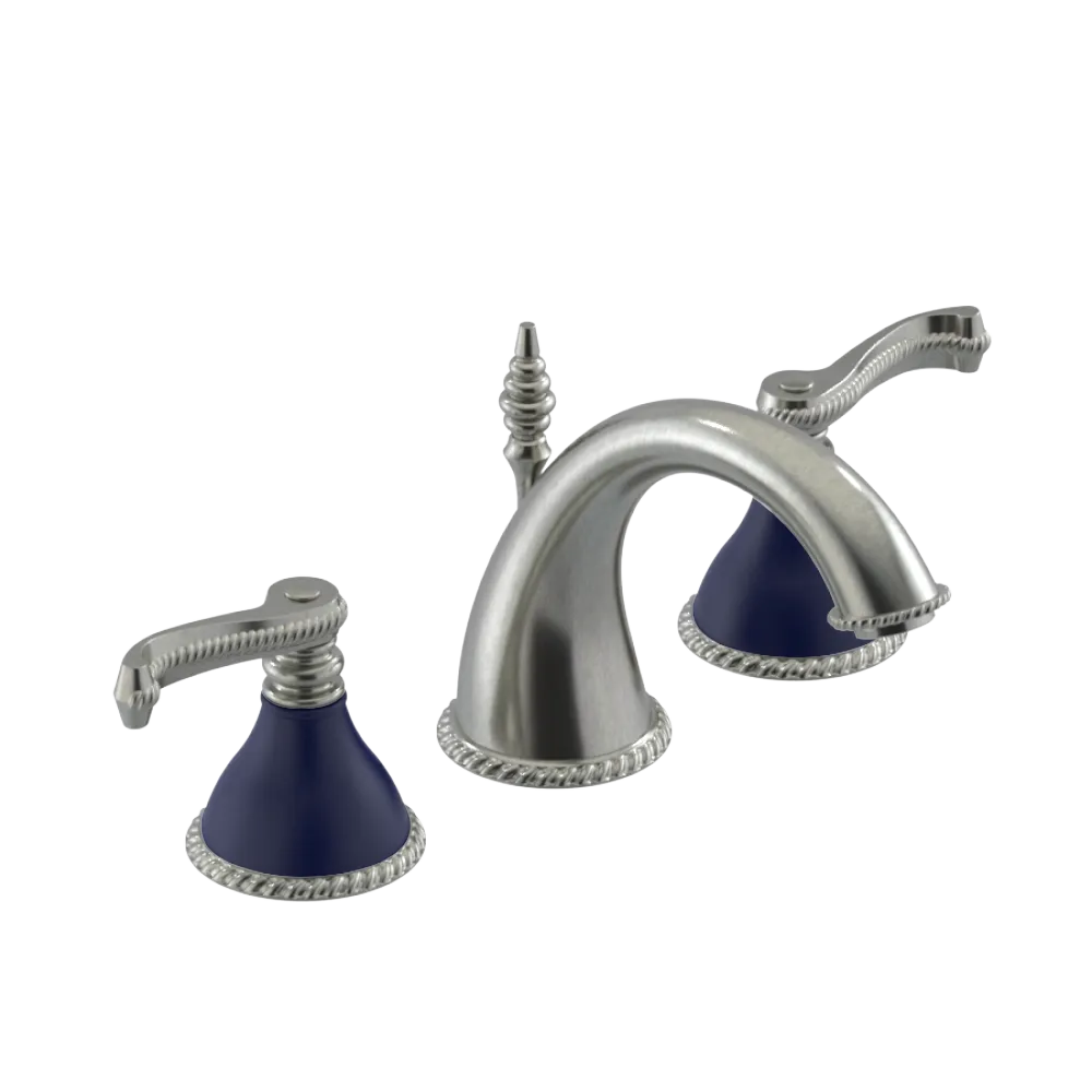 Rubinet Widespread Lav. Set. (less drain) Satin Nickel
