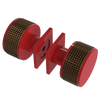 Rubinet Shower Door Knob (set) Red