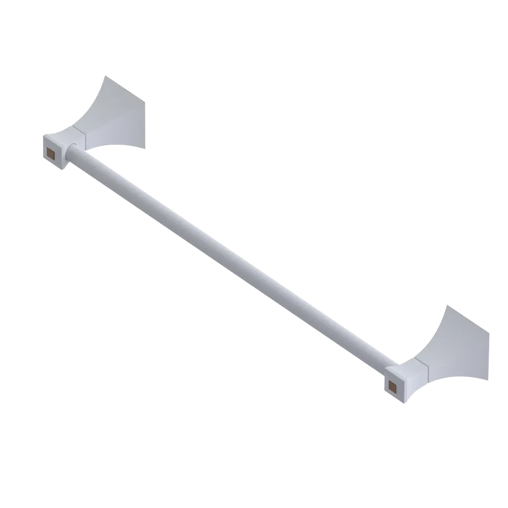 Rubinet Towel Bar 24" Matt White