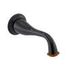 Rubinet Tub Filler Spout Wall Mount Black