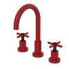 Rubinet Widespread Kitchen Set with LaSalle Spout Maroon