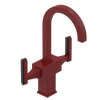 Rubinet Single Hole Dual Handle Lav. Set. (less drain) Maroon
