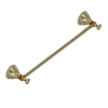 Rubinet Towel Bar 18" Natural Brass