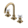 Rubinet Widespread Lav. Set. (less drain) Gold