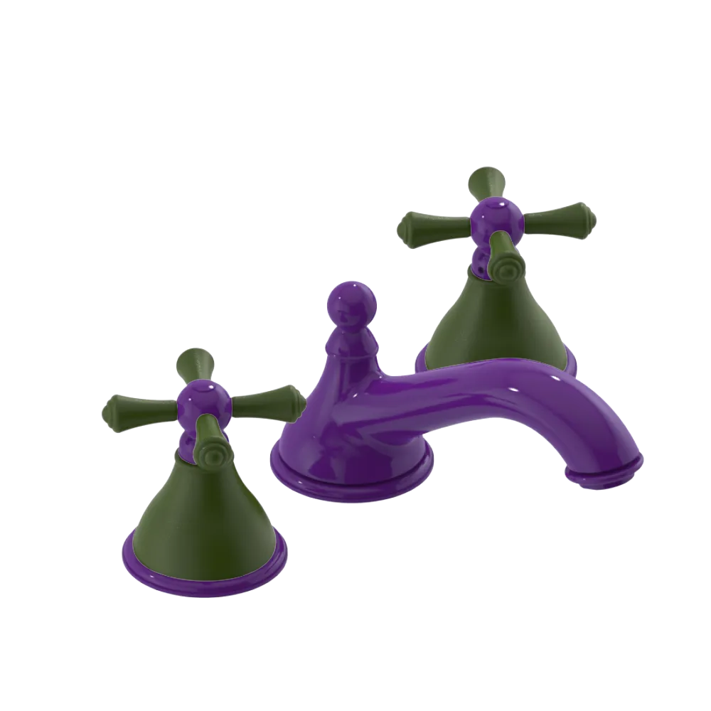 Rubinet Widespread Lav. Set. (less drain) Purple Haze