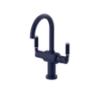 Rubinet Single Hole Dual Handle Lav. Set. (less drain) Midnight Blue