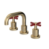 Rubinet Widespread Lav. Set. (less drain) Gold