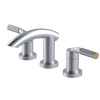 Rubinet Widespread Lav. Set. (less drain) Satin Chrome