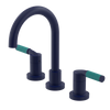 Rubinet Widespread Lav. Set. (less drain) Midnight Blue