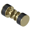 Rubinet Shower Door Knob (set) Natural Brass