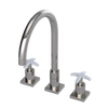 Rubinet Widespread Kitchen Set Polished Nickel