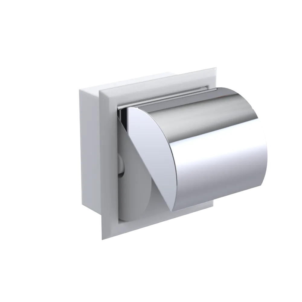 Rubinet RECESSED TOILET PAPER HOLDER White