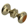 Rubinet Shower Door Knob (set) Natural Brass