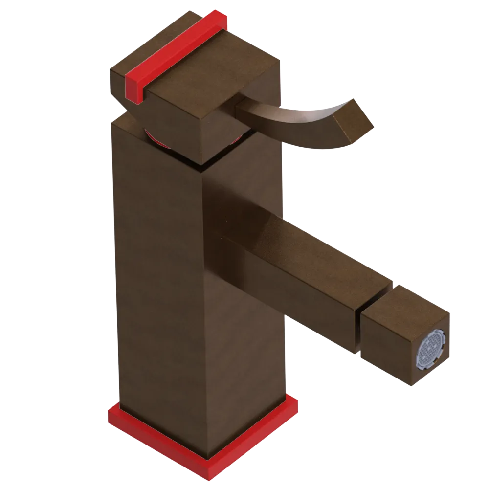 Rubinet Single Control Bidet Fitting (less drain) Tuscan Brass