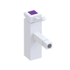 Rubinet Single Control Bidet Fitting (less drain) Matt White