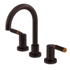 Rubinet Widespread Lav. Set. (less drain) Oil Rubbed Bronze