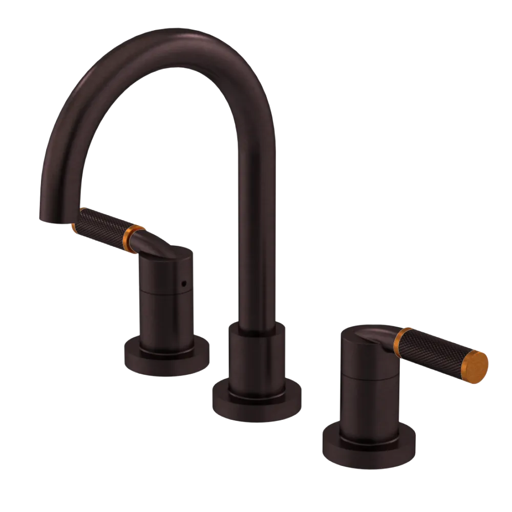 Rubinet Widespread Lav. Set. (less drain) Oil Rubbed Bronze