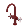 Rubinet Single Hole Dual Handle Lav. Set with LaSalle Spout (less drain) Maroon