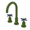 Rubinet Widespread Kitchen Set with LaSalle Spout Green Envy