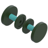 Rubinet Shower Door Knob (set) Green Envy