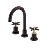 Rubinet Widespread Lav. Set. (less drain) Oil Rubbed Bronze
