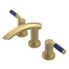 Rubinet Widespread Lav. Set. (less drain) Satin Brass