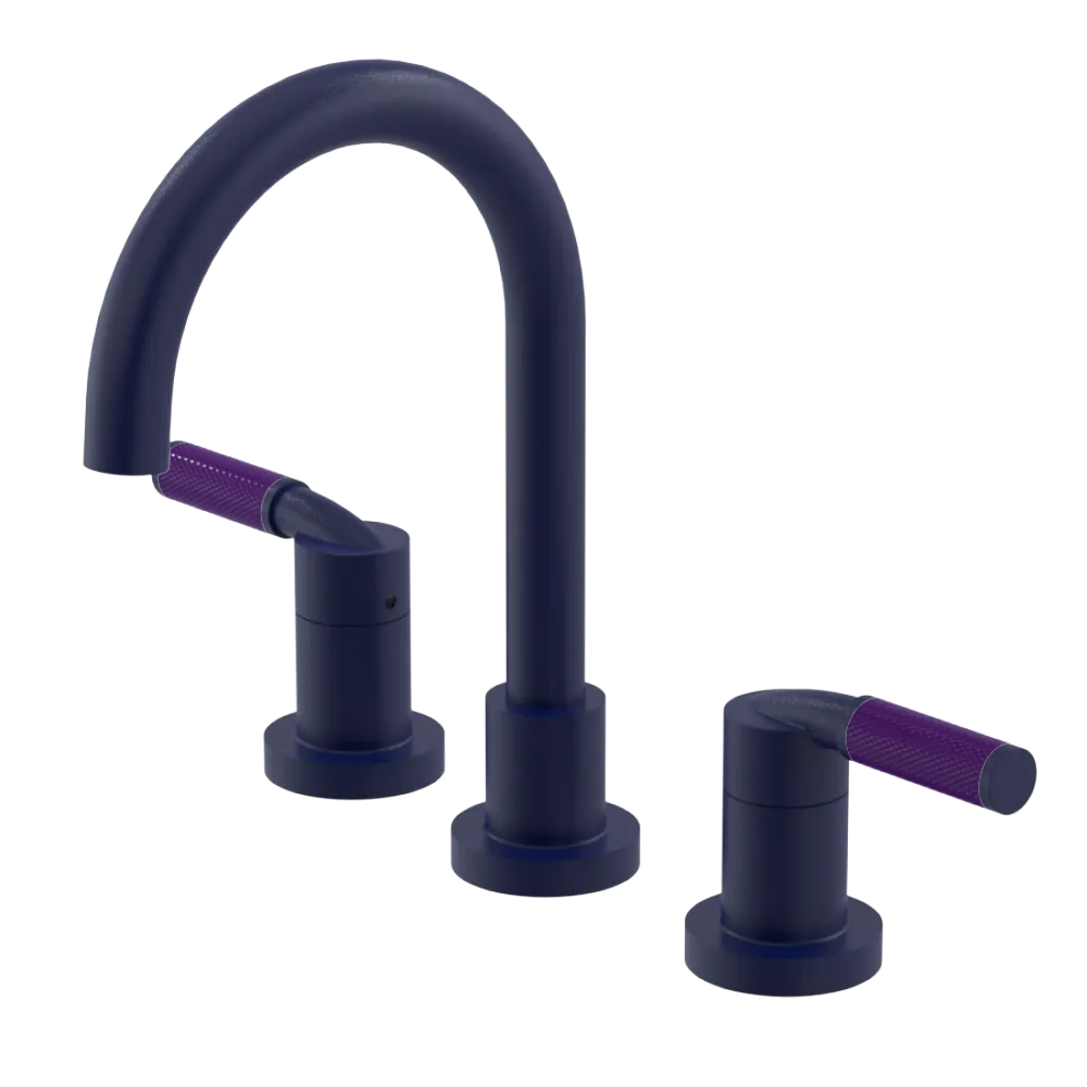 Rubinet Widespread Lav. Set. (less drain) Midnight Blue
