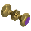 Rubinet Shower Door Knob (set) Antique Brass Matt