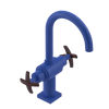 Rubinet Single Hole Dual Handle Lav. Set. (less drain) Blu Jean