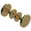 Rubinet Shower Door Knob (set) Gold