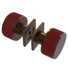 Rubinet Shower Door Knob (set) Tuscan Brass