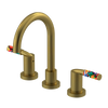 Rubinet Widespread Lav set (less drain) Antique Brass Matt