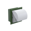 Rubinet RECESSED TOILET PAPER HOLDER Green Envy