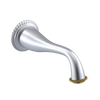 Rubinet Tub Filler Spout Wall Mount Satin Chrome