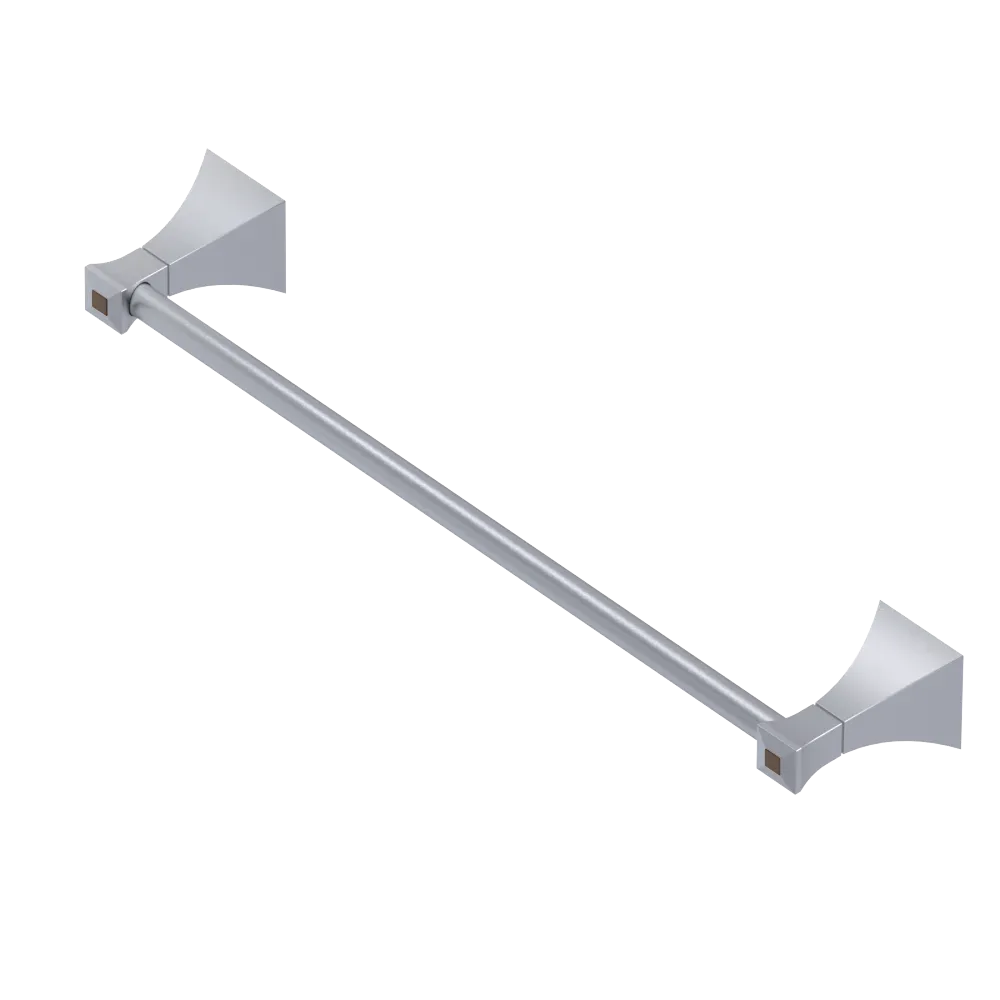 Rubinet Towel Bar 24" Satin Chrome