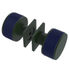 Rubinet Shower Door Knob (set) Green Envy