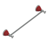 Rubinet Towel Bar 18" Satin Nickel