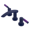 Rubinet Widespread Lav. Set. (less drain) Midnight Blue