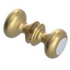 Rubinet Shower Door Knob (set) Satin Brass