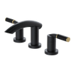 Rubinet Widespread Lav. Set. (less drain) Matt Black