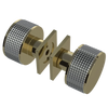 Rubinet Shower Door Knob (set) Natural Brass