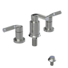 Rubinet Bidet Fitting with Spray, Diverter, and Vacum Breaker (Less Drain) Satin Nickel