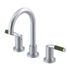 Rubinet Widespread Lav set (less drain) Satin Chrome