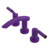 Rubinet Widespread Lav. Set. (less drain) Purple Haze
