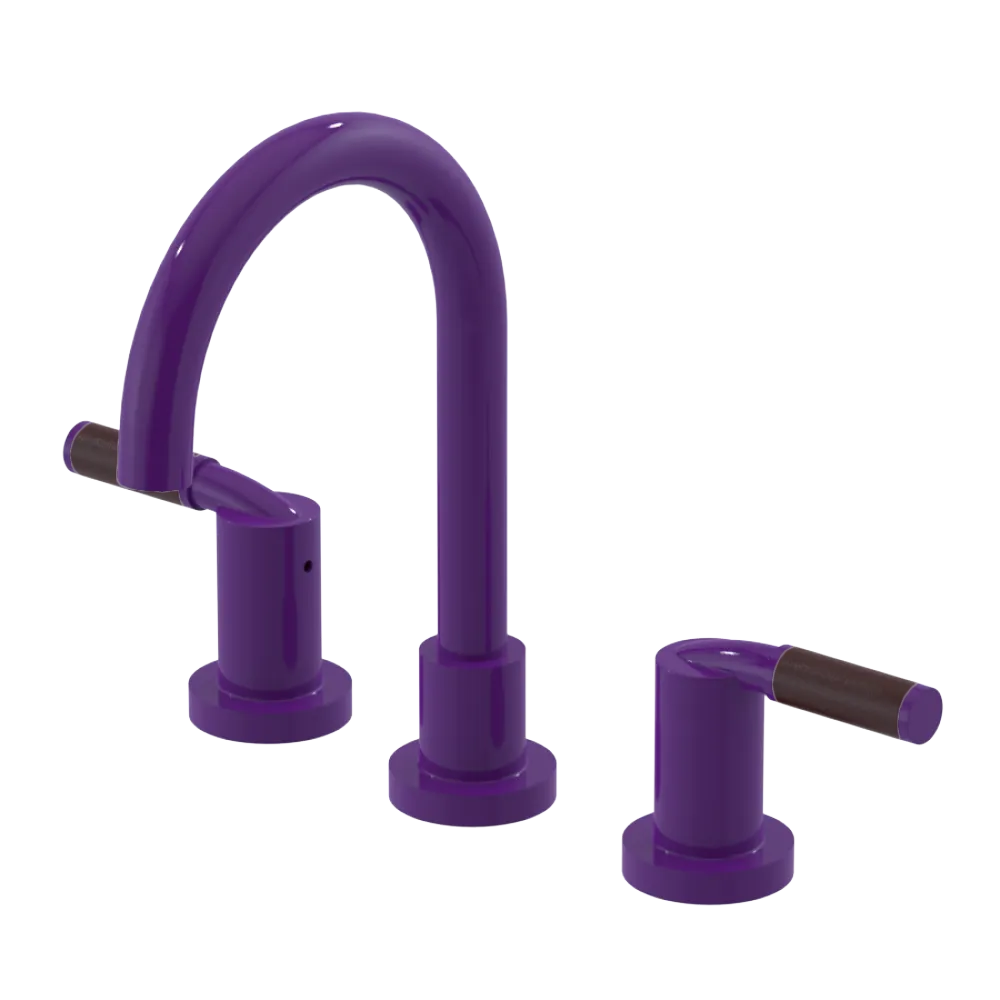 Rubinet Widespread Lav set (less drain) Purple Haze
