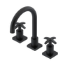 Rubinet Widespread Lav. Set. (less drain) Matt Black