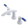 Rubinet Widespread Lav. Set. (less drain) Matt White