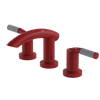 Rubinet Widespread Lav. Set. (less drain) Red