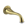 Rubinet Tub Filler Spout Wall Mount Bright Brass