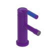 Rubinet Single Control Bidet Fitting (less drain) Purple Haze